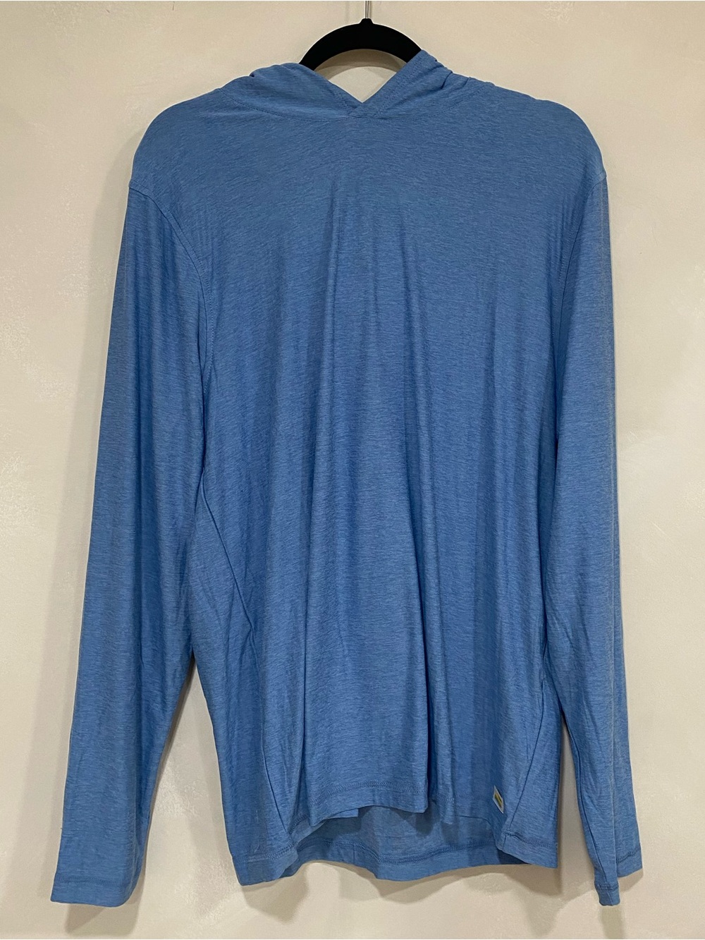 Vuori Strato Tech Hoodie Isle Blue Heather Large